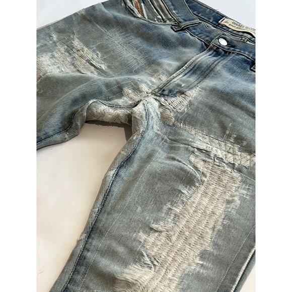 Vintage Diesel Distressed Fanker Skinny Jeans in Blue - Picture 2 of 7